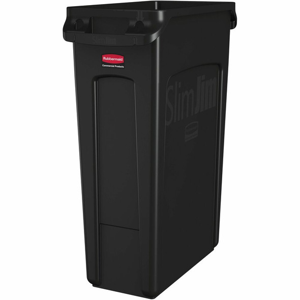 Rubbermaid Commercial Slim Jim Waste Container 354060BK