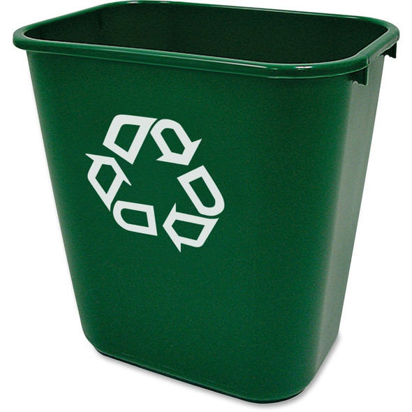 Rubbermaid Commercial Step-On Recycling Container 295606GN