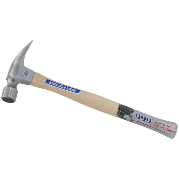 606M Vaughan 28 Oz. Milled-Face Framing Hammer with Hickory Handle