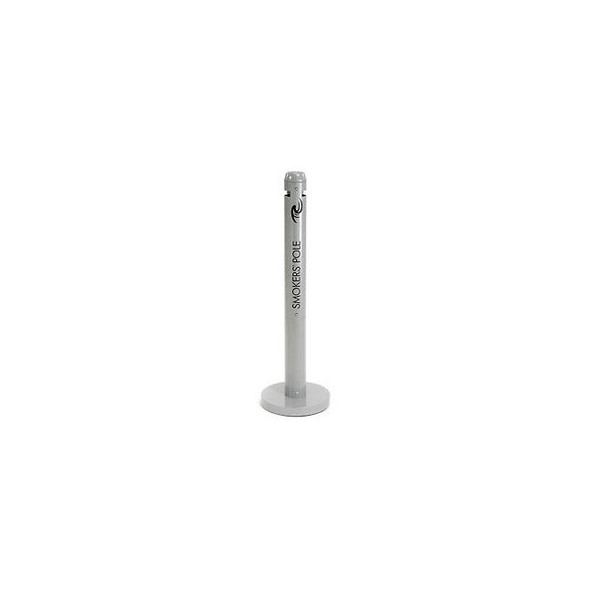 Rubbermaid Smokers Pole Silver Metallic 4""Dia. x 42-1/2""H FGR1SM