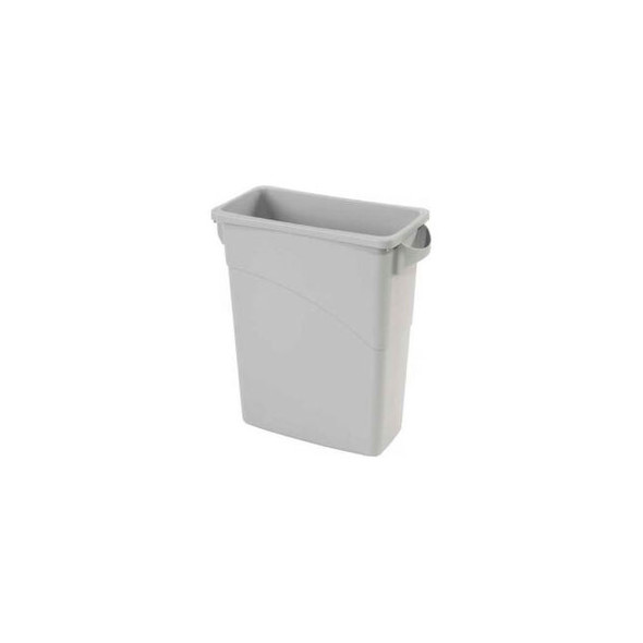 Rubbermaid Slim Jim 1971258 Recycling Container 16 Gallon - Gray
