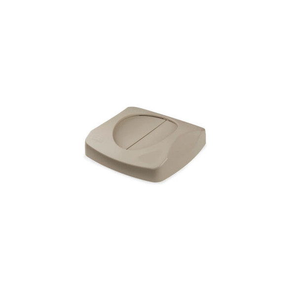 Lid For 23 Gallon Square Rubbermaid Waste Receptacles - Beige