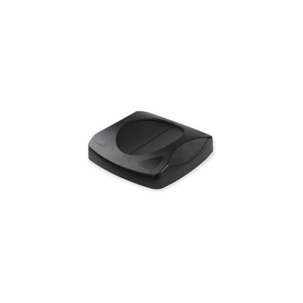 Lid for 23 Gallon Square Rubbermaid Waste Receptacle - Black