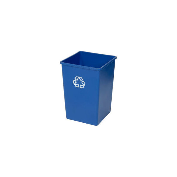 Rubbermaid Recycling Can 35 Gallon Blue