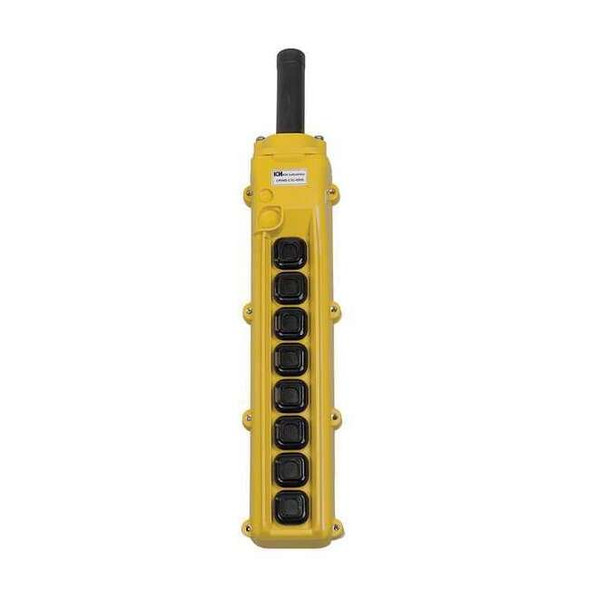 Kh Industries Pendant Station,8,Push Button,NO,Yellow CPH08-C3C-000A
