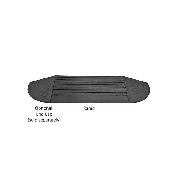 Electriduct Rubber Curb Ramp,5 Ton,10000 lb,10" L CR-RPS-CURB-5T-4SET