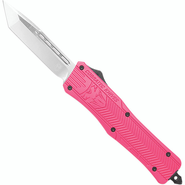 Medium CTK-1 Pink with a D2 steel Tanto Not Serrated MPKCTK-1MTNS