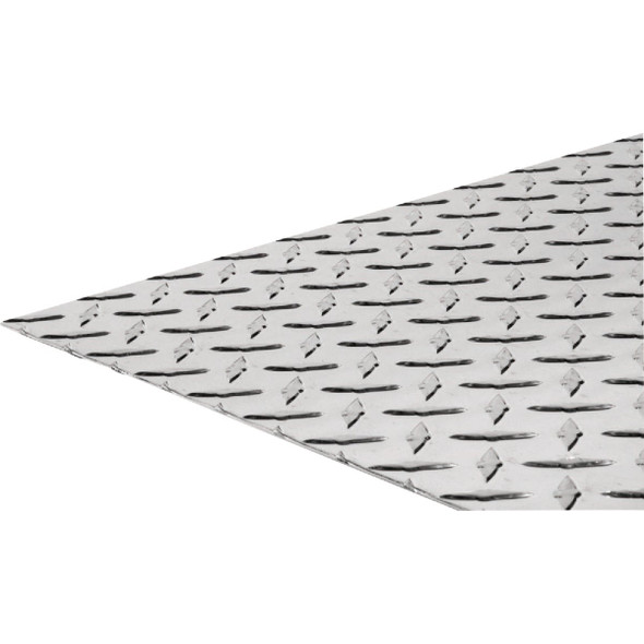 Hillman SteelWorks 0.063 In. x 12 In. x 24 In. Aluminum Tread Plate 11248
