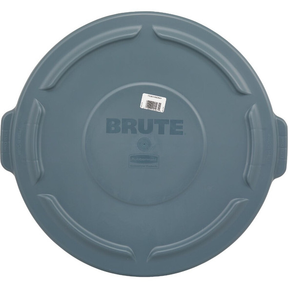 Rubbermaid Commercial Brute Gray Trash Can Lid for 32 Gal. Trash Can FG263100GRAY 618004
