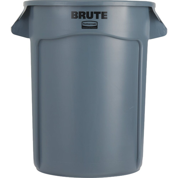 Rubbermaid Commercial Brute 32 Gal. Plastic Commercial Trash Can FG263200GRAY 618012