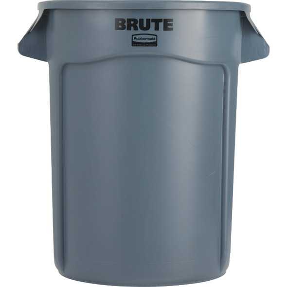 Rubbermaid Commercial Brute 32 Gal. Plastic Commercial Trash Can FG263200GRAY 618012