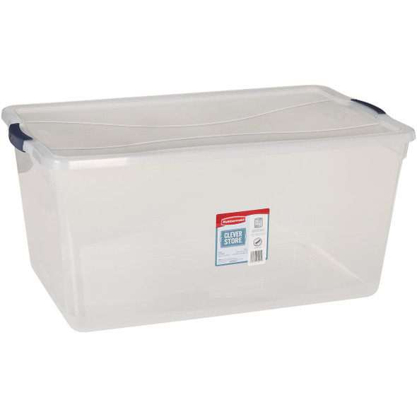 Rubbermaid 95 Qt. Cleverstore Clear Tote RMCC950001