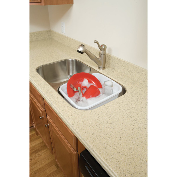 Rubbermaid 11-1-2 Qt. White Dishpan FG2951ARWHT 624144