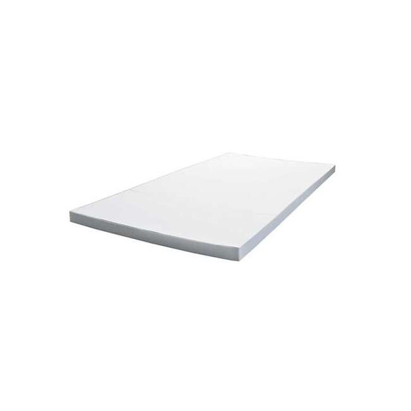 Insulation Sheet, Melamine Foam, 24 in x 48 in, 2 in Wall, White