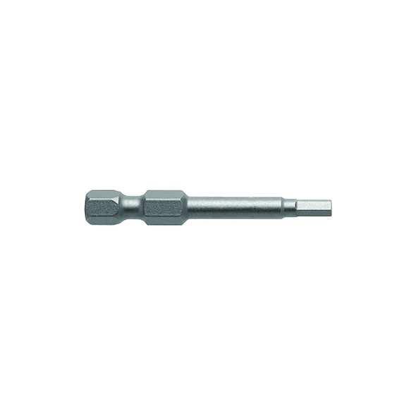 Metric Socket Head Power Bits, 2.5 mm, 1/4 in Drive, 1 15/16 in Pack of 2