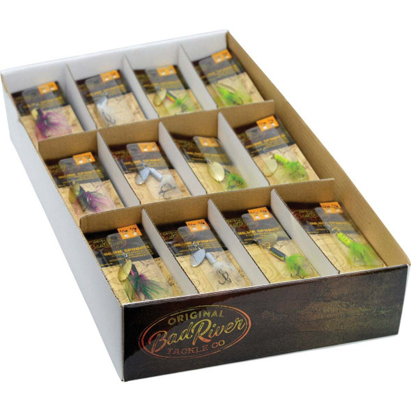 Bad River Inline Spinner Assortment (48-Piece) BR-SFS-48 Pack of 48