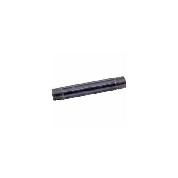 2 In. X 6 In. Black Steel Pipe Nipple 150 PSI Lead Free
