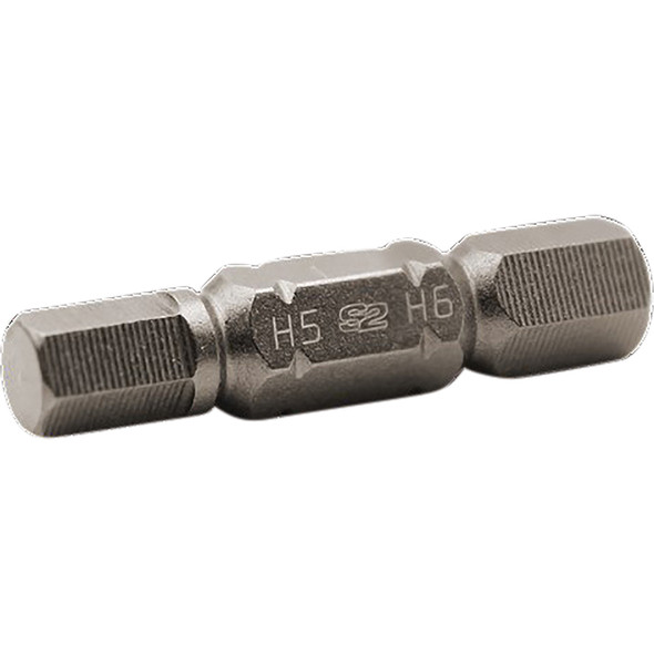 H5 X H6 DOUBLE ENDED BIT - 1/4'' DR. BTK104