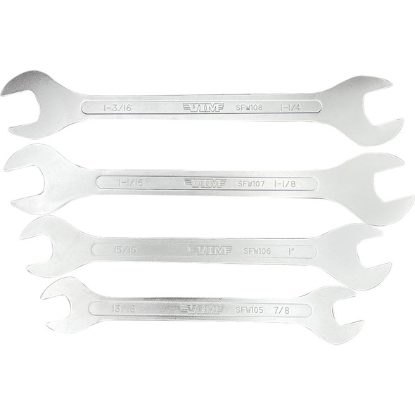 5 PC. LARGE FLAT WRENCH EXTENSION SET , SAE, OPEN END, INCLUDES: 13/16’’ - 1-1/4’’ SFW200