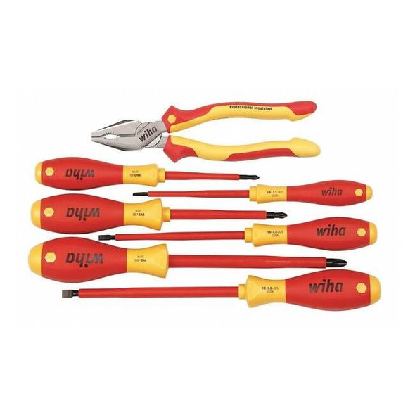 Wiha Electricians Tool Kit,7 pcs. 32858