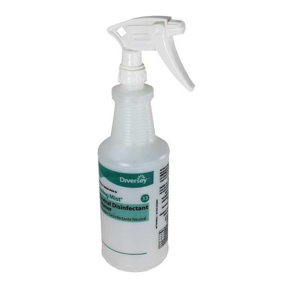 Tolco 32 oz. Clear, Preprinted Trigger Spray Bottle, PK12 130256