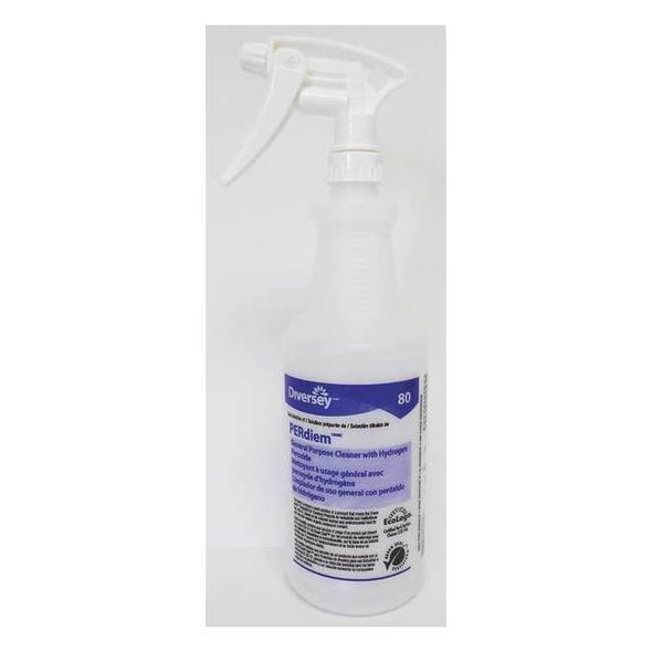 Tolco 32 oz. Clear, Preprinted Trigger Spray Bottle, PK12 130274