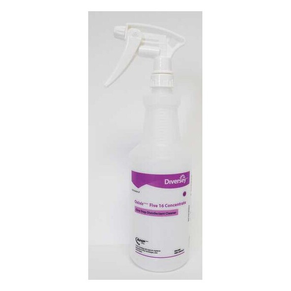 Tolco 32 oz. Clear, Preprinted Trigger Spray Bottle, PK12 130272
