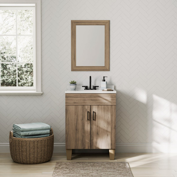 Zenna Home 24" Tan Vanity W Top SFC24PA 272420