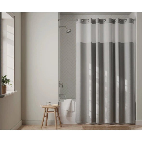 Zenna Home 71x74 Grey Instacurtain ZFRKDNGY 605763