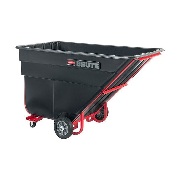 Rubbermaid Commercial TiltTruck,811/2in,55-1/2in,Black,2,300lb FG104600BLA