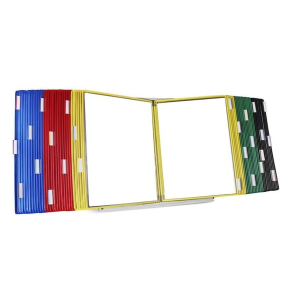 Tarifold Desk Unit Starter Set,60 Pockets,Asst D296