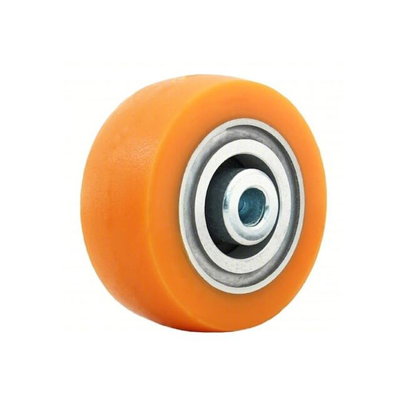 Hamilton Caster Wheel,3"dia,400 lb,Orange W-312-EMB-3/8