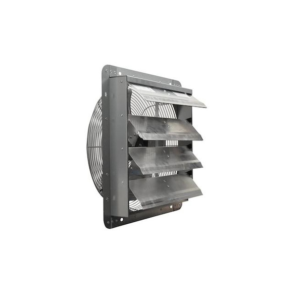 Canarm Shutter Fan,16In Bld Dia,Galvalume,120 GSF3-16A