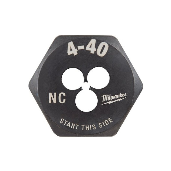 Milwaukee Tool Hex Threading Die, #4-40, UNC 49-57-5308
