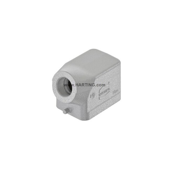 Harting M20 Rectangular Connector Hood,51.2 mm H 19300061540