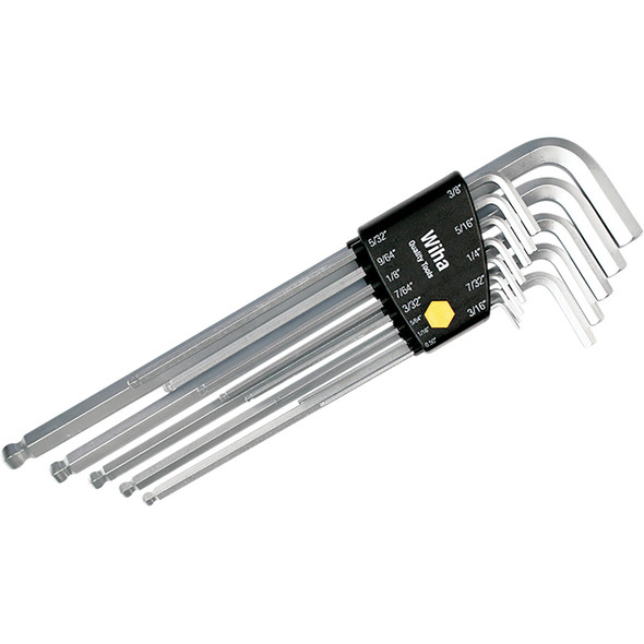 13 Piece Ball End Long Arm Hex L-Key Set - Inch 36998