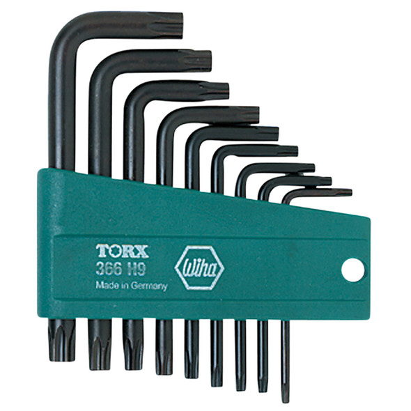 9 Piece Security Torx Short Arm L-Key Set 36393