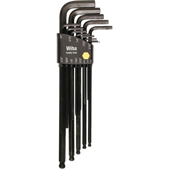 13 Piece Ball End Long Arm Hex L-Key Set - Inch 36991