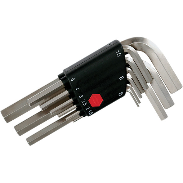 9 Piece Hex L-Key Short Arm Set - Metric 35191