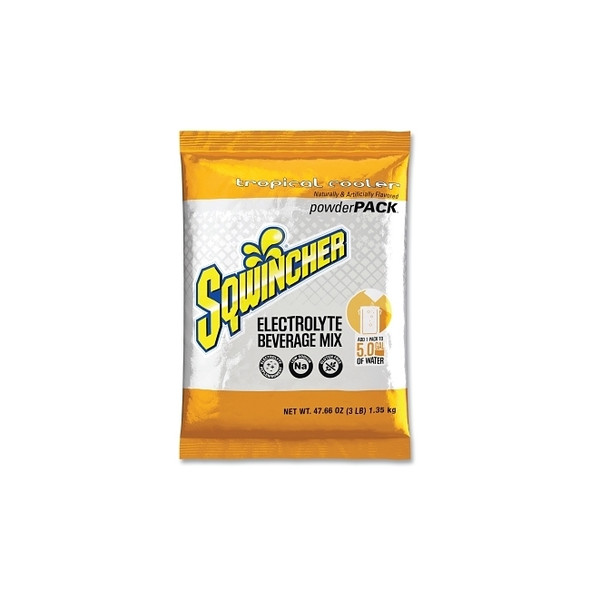 Powder Pack, Tropical Cooler, 47.66 oz, Pack, Yields 5 gal