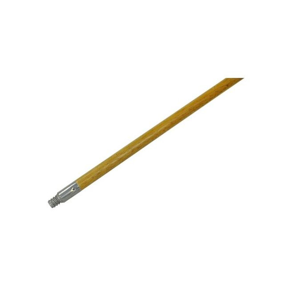 Broom Handle,Wood,60",Metal Tip,15/16" Pack of 12
