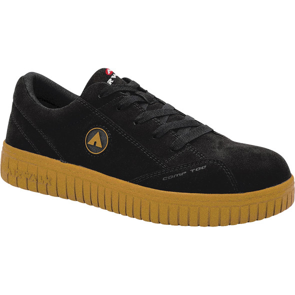 CAMINO - Women's Low Top Shoe- Black/Gum - Size: 6.5 - E - (Wide) AW6111-6.5W