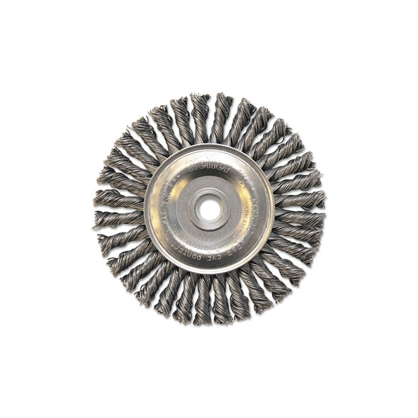 Roughneck® Stringer Bead Wheel, 4 in D x 3/16 in W, .02 Steel, 1/2-3/8 Arbor Pack of 5