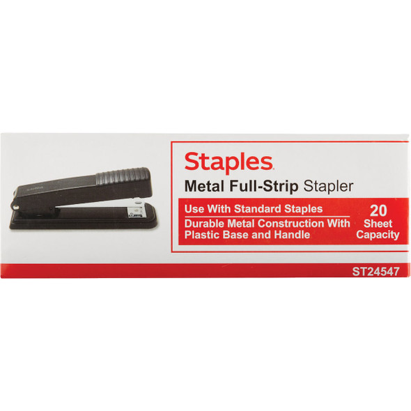 Staples 1-4 In. Staple 20-Sheet Desktop Stapler 814977 852083