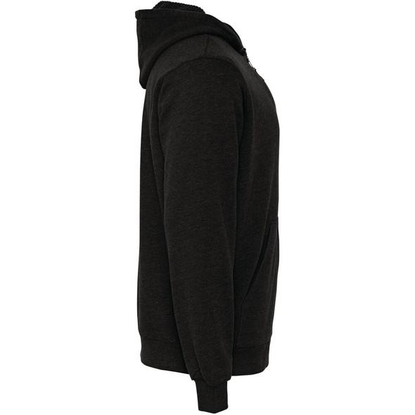 Berne Heritage Grid XL Black Fleece-Lined Full-Zip Hooded Sweatshirt SZ107BKR480 719026