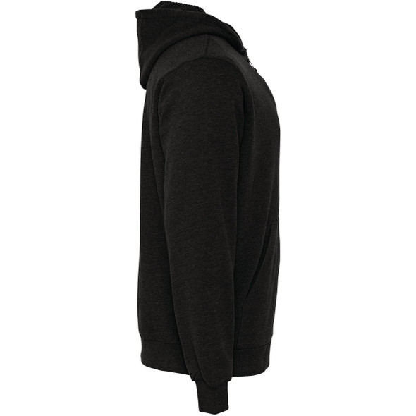 Berne Heritage Grid Medium Black Fleece-Lined Full-Zip Hooded Sweatshirt SZ107BKR400 708638