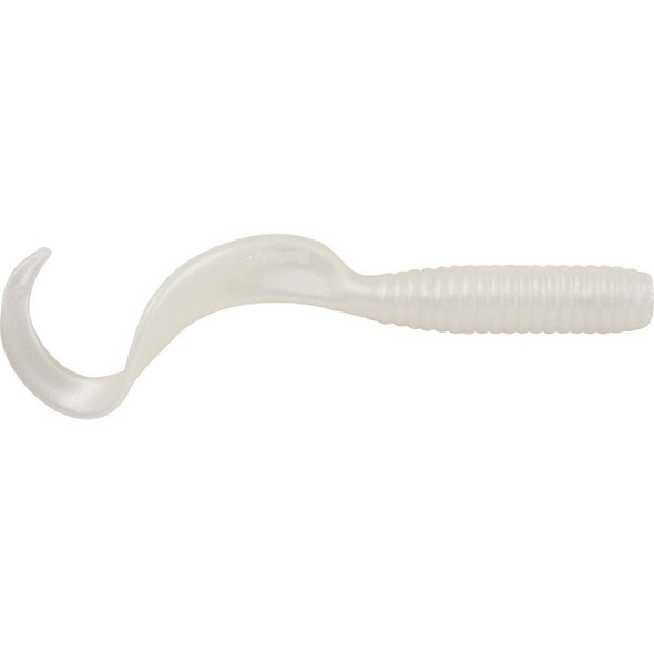 Berkley Gulp! Pearl White Saltwater Grub Fishing Lure GSG4-PW