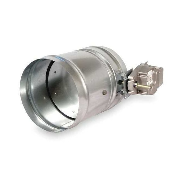Dayton Round Smoke Damper,120V,8-1/4 In. D 3HGH8