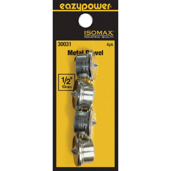 Eazypower Corporation 1/2 In. Steel Plated Dowel Center (4-Pack) 30031