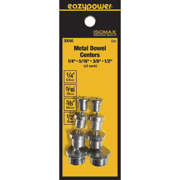 Eazypower Corporation Steel Plated Dowel Center Set (8-Piece) 30046